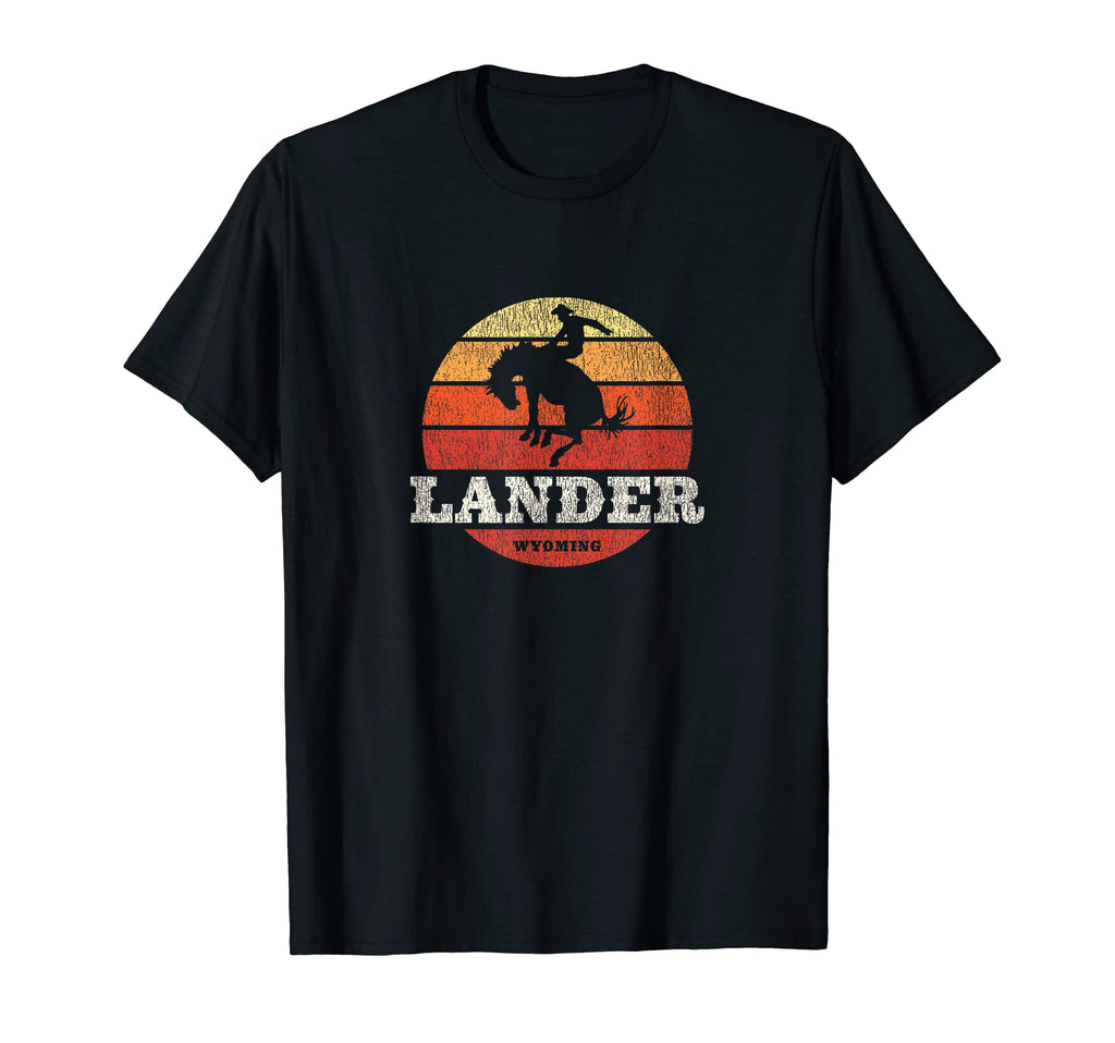 Lander Wy Country Western T-Shirt - Minimalist Print Unisex - T-Shirt, Sweatshirt, Hoodie