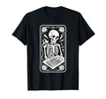 Inked Skeleton Tattoo Artist Tarot T-Shirt - Custom Art Print Men Women - T-Shirt, Sweatshirt, Hoodie