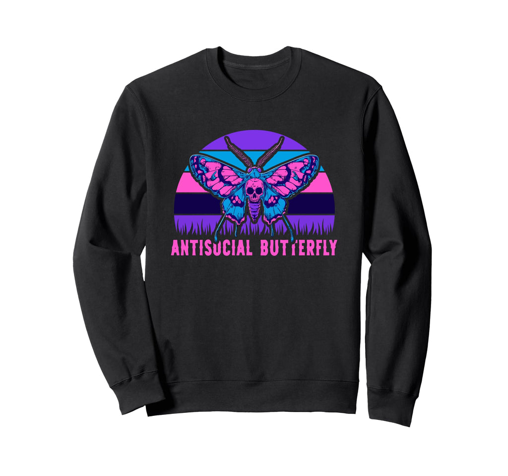 Antisocial Butterfly Gift T-Shirt - Unique Graphic Men Women - T-Shirt, Sweatshirt, Hoodie