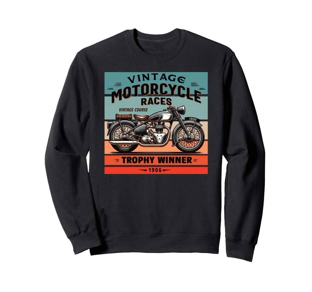 Motorcycle Racing Enthusiast Sweatshirt - Casual Everyday Wear Men Women - T-Shirt, Sweatshirt, Hoodie