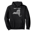 New York Division Unknown Elevations Hoodie - Fun Novelty Design Men Women - T-Shirt, Sweatshirt, Hoodie