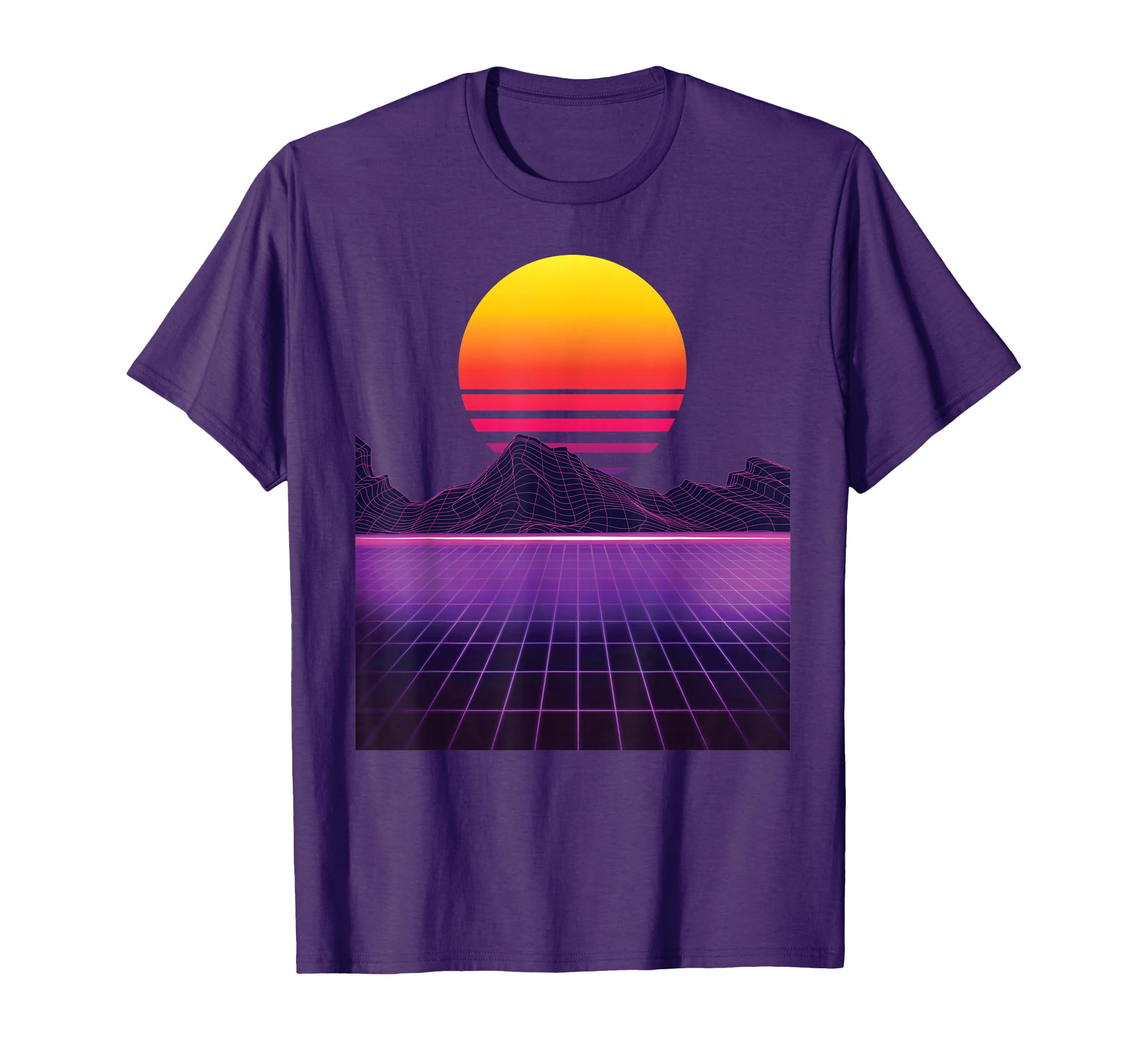 Outrun Synthwave Vaporwave Aesthetic T-Shirt - Custom Art Print Men Women - T-Shirt, Sweatshirt, Hoodie