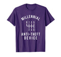 Millennial Anti Theft Device Car T-Shirt - Fun Novelty Design for Adults - T-Shirt, Sweatshirt, Hoodie