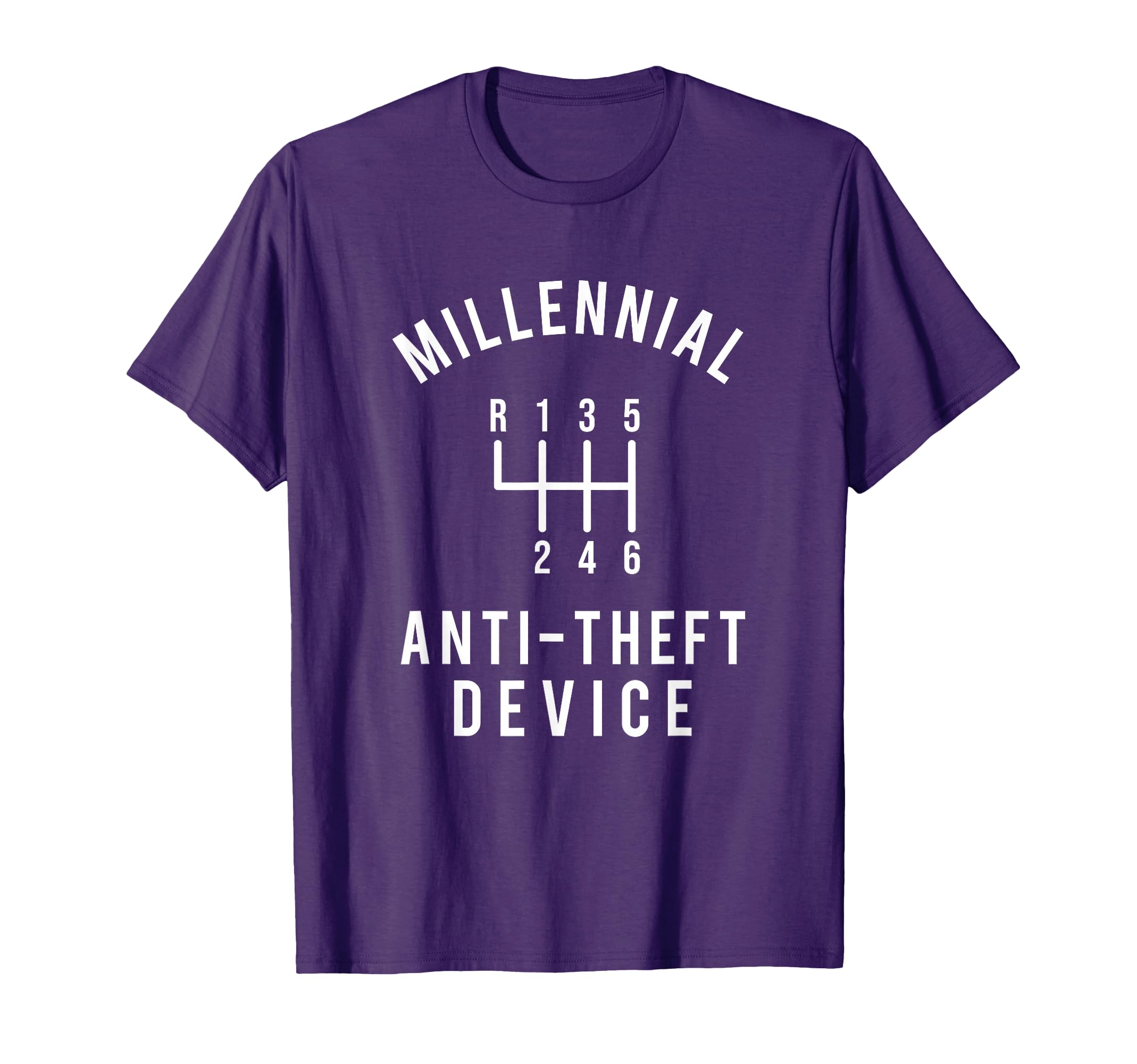 Millennial Anti Theft Device Car T-Shirt - Fun Novelty Design for Adults - T-Shirt, Sweatshirt, Hoodie