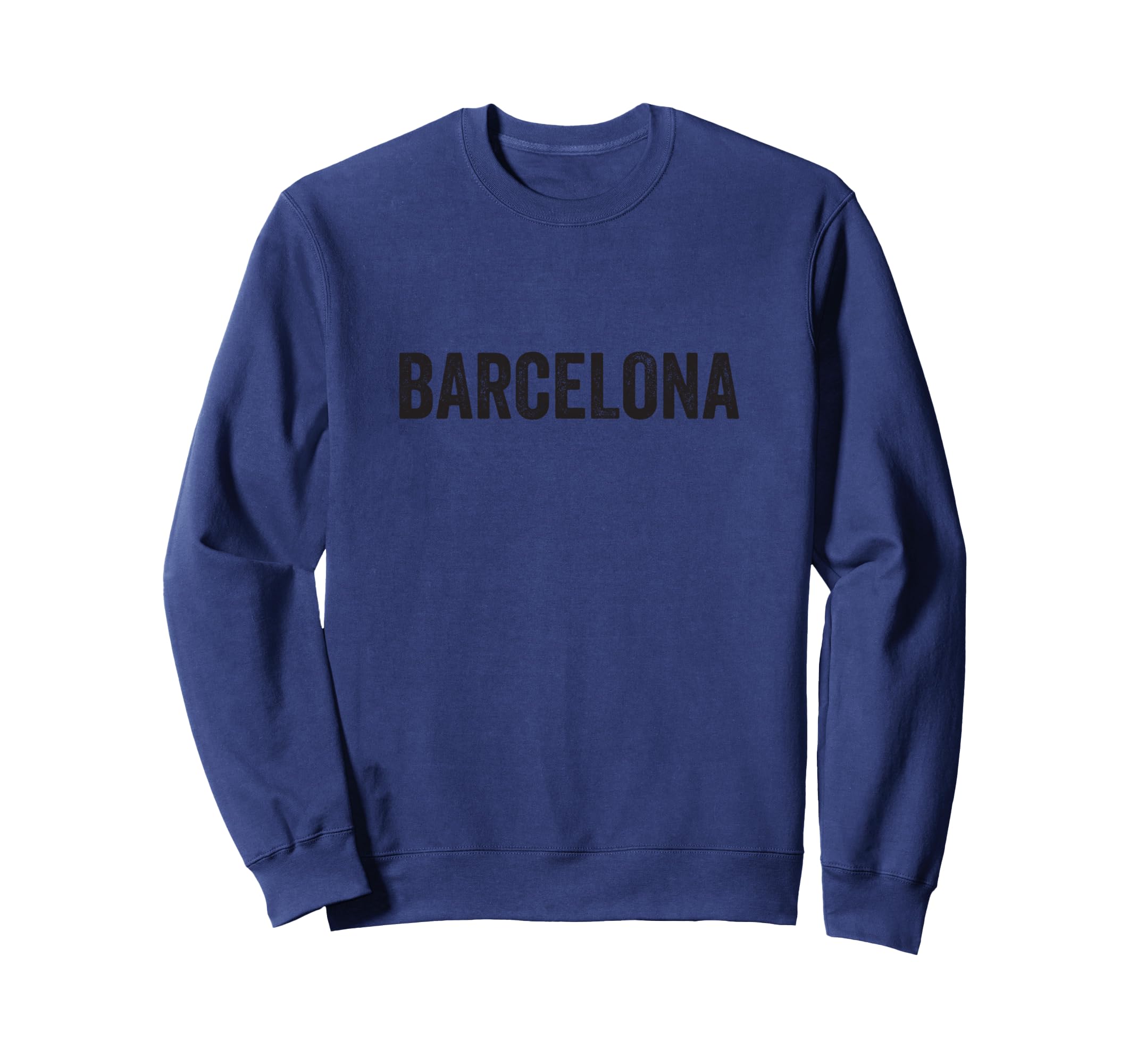 Barcelona Spain City Typography Sweatshirt - Unique Graphic Unisex - T-Shirt, Sweatshirt, Hoodie