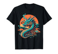 Dragon Techno Vaporwave Anime T-Shirt - Aesthetic Graphic Men Women - T-Shirt, Sweatshirt, Hoodie