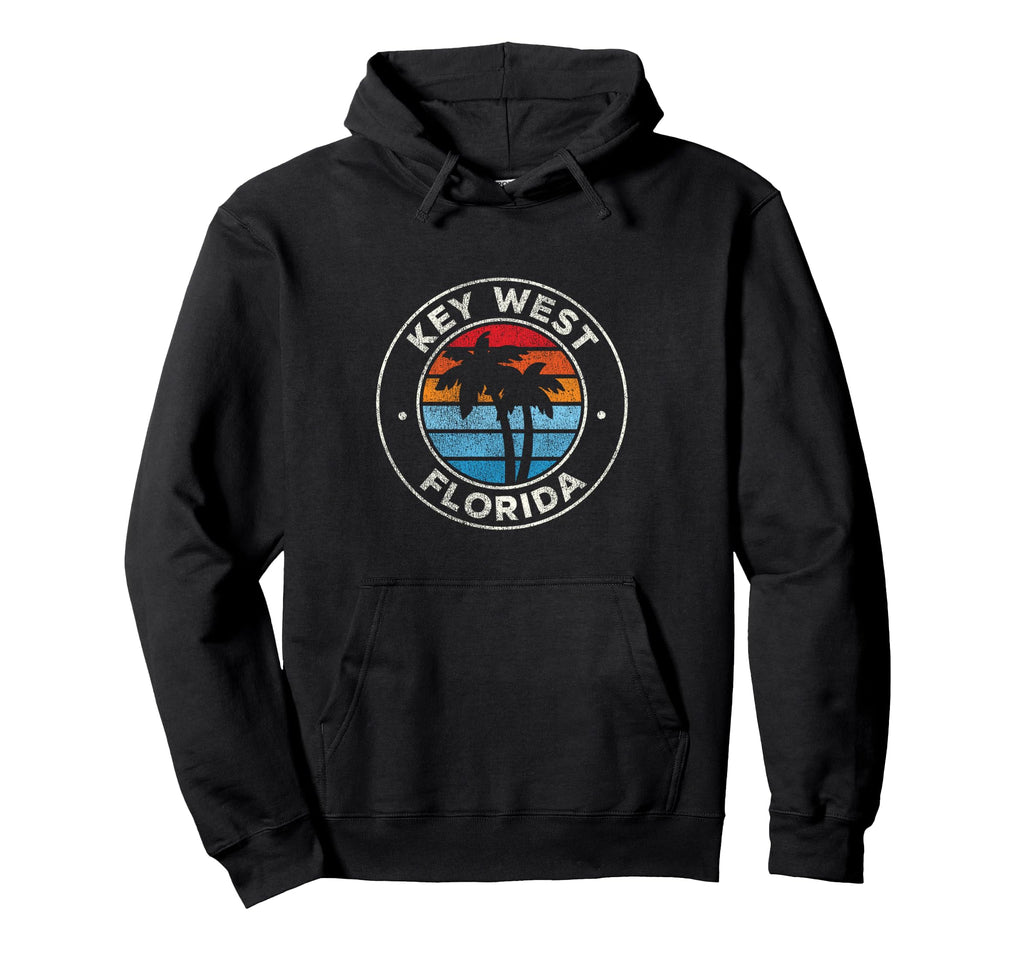 Key West Florida Fl 70S Hoodie - Graphic Print Men Women - T-Shirt, Sweatshirt, Hoodie