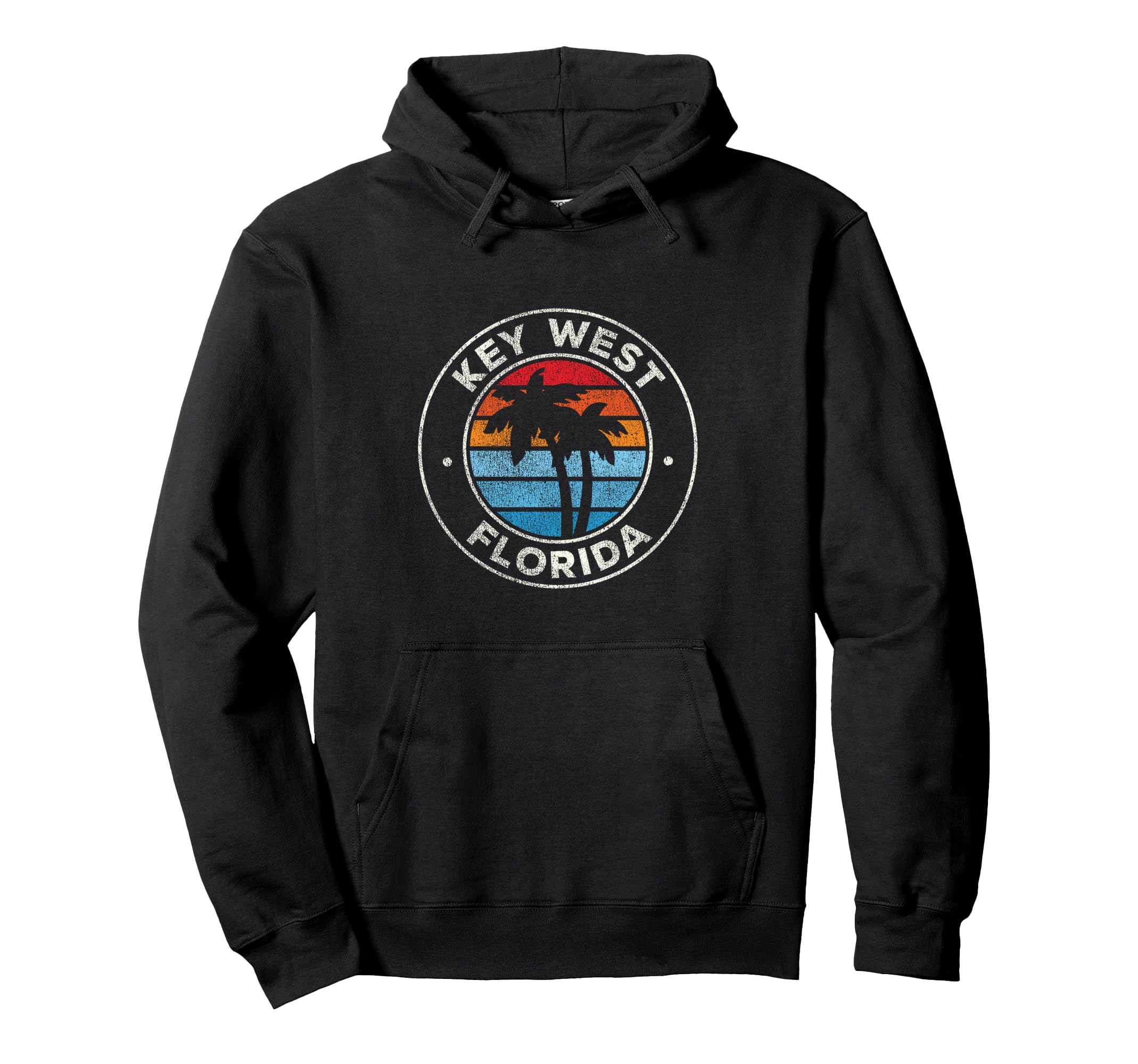 Key West Florida Fl 70S Hoodie - Graphic Print Men Women - T-Shirt, Sweatshirt, Hoodie