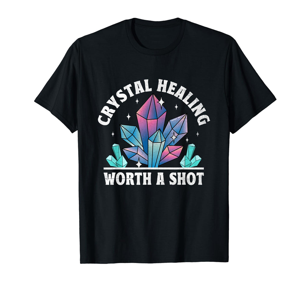 Spiritual Crystal Stones Healing T-Shirt - Novelty Apparel Unisex - T-Shirt, Sweatshirt, Hoodie
