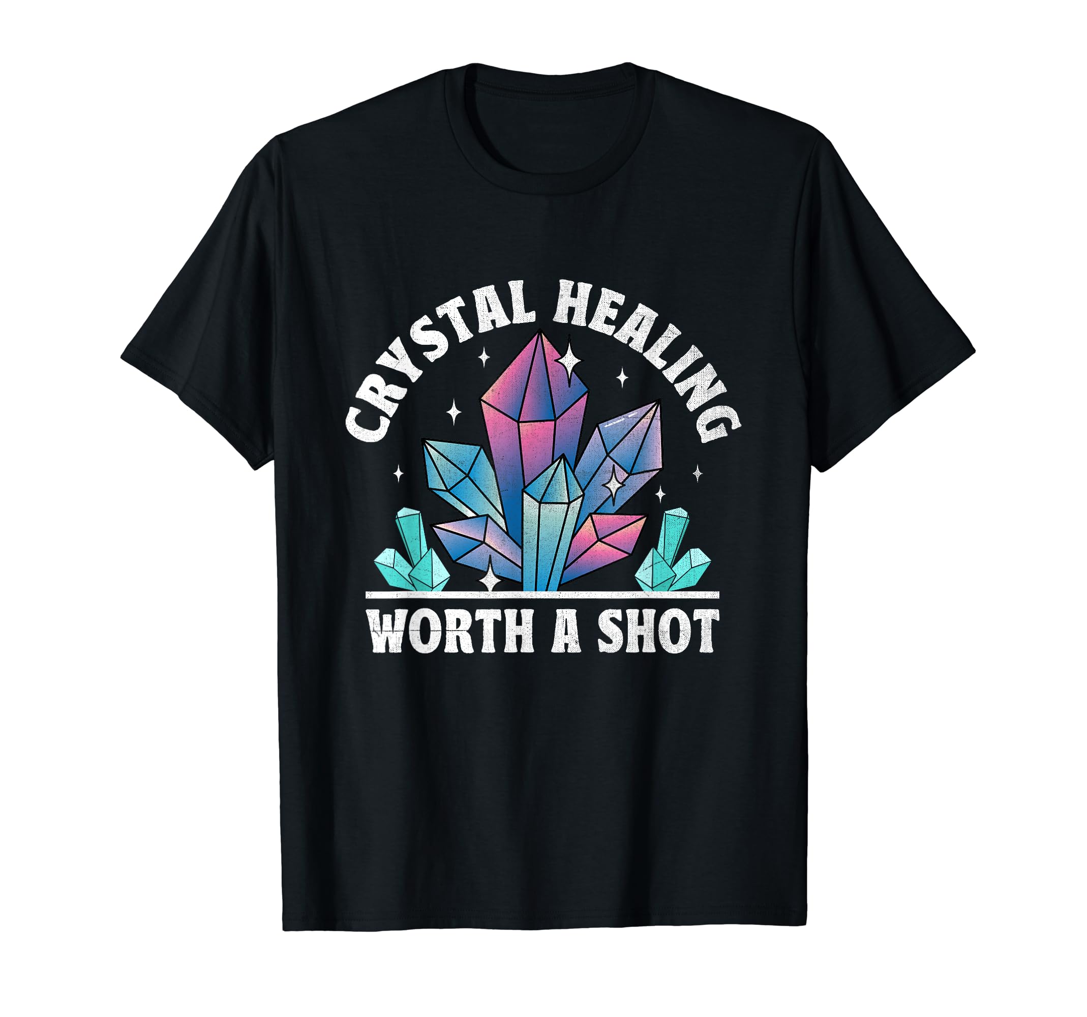 Spiritual Crystal Stones Healing T-Shirt - Novelty Apparel Unisex - T-Shirt, Sweatshirt, Hoodie