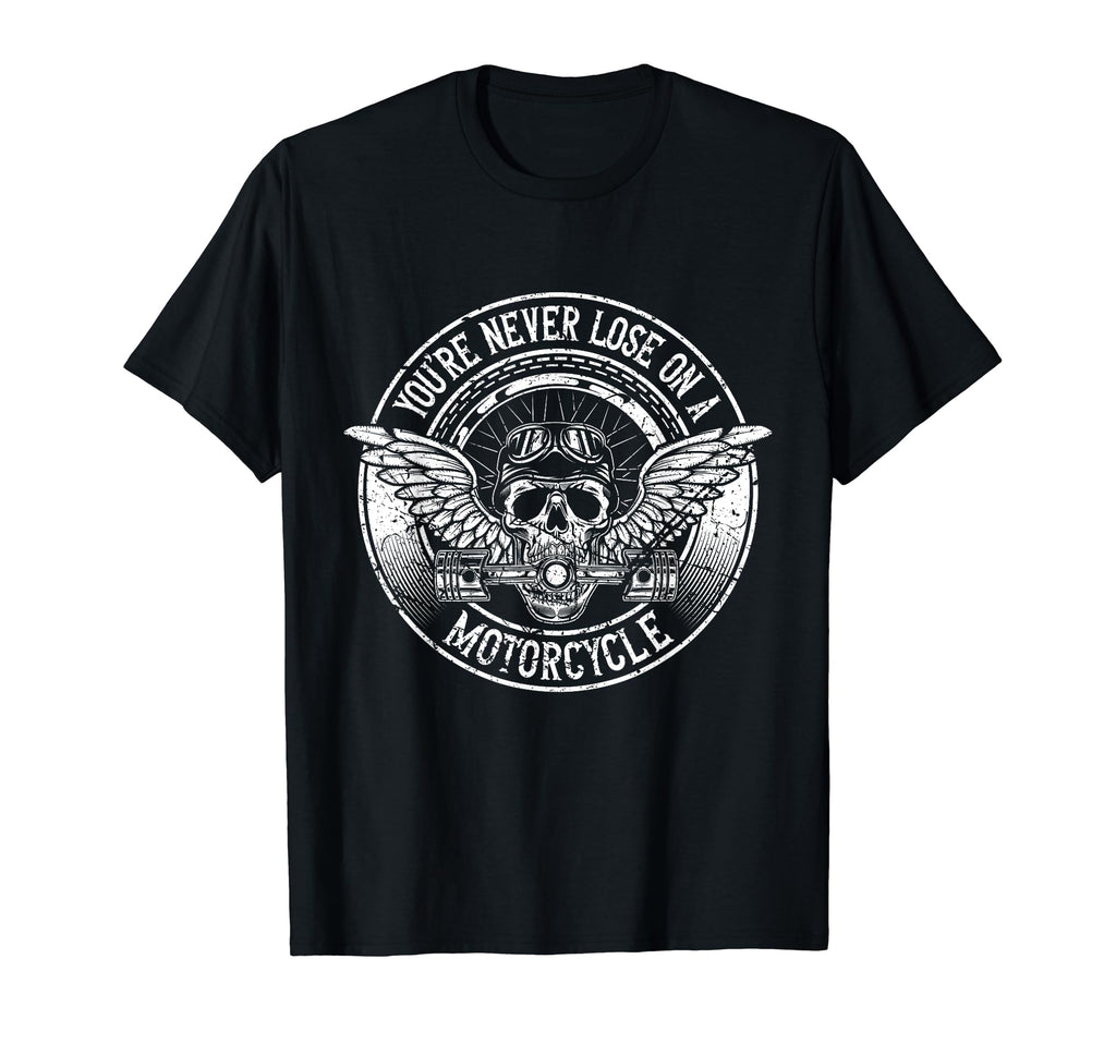 Never Lose Motorcycle Club T-Shirt - Aesthetic Graphic for Adults - T-Shirt, Sweatshirt, Hoodie