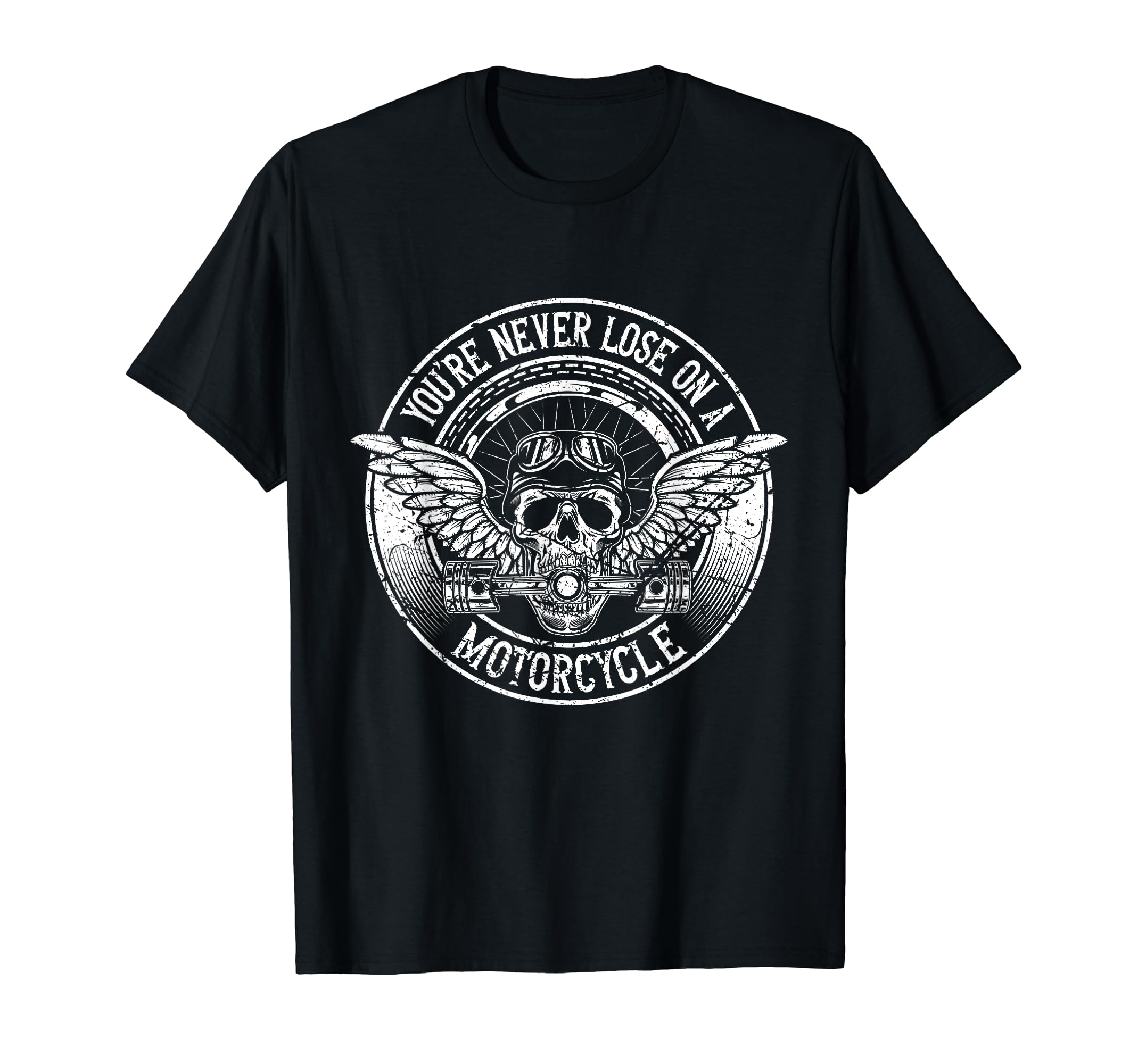 Never Lose Motorcycle Club T-Shirt - Aesthetic Graphic for Adults - T-Shirt, Sweatshirt, Hoodie