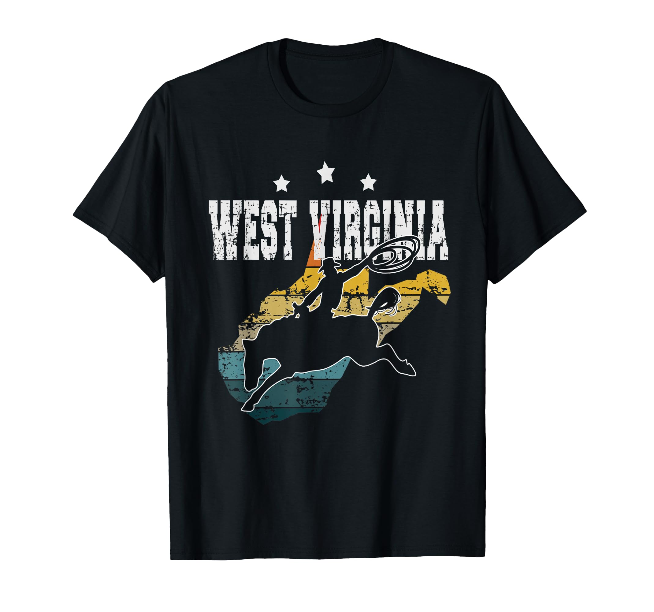 West Virginia Cowboy T-Shirt - Unique Graphic for Adults - T-Shirt, Sweatshirt, Hoodie