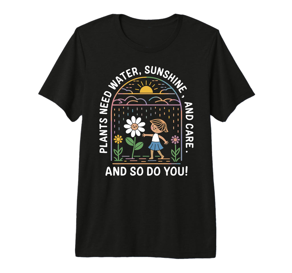 Mental Health Awareness Self Care Tri T-Shirt - Fun Novelty Design Unisex - T-Shirt, Sweatshirt, Hoodie