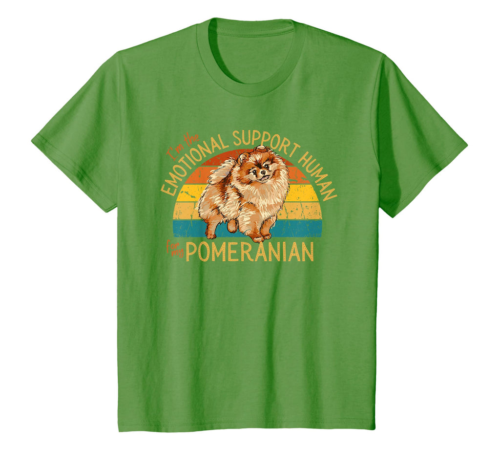 Im Emotional Support Human My Pomeranian T-Shirt - Novelty Apparel Unisex - T-Shirt, Sweatshirt, Hoodie