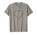 Heart Semicolon Costume Mental Health T-Shirt - Graphic Print Men Women - T-Shirt, Sweatshirt, Hoodie