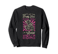 Motorcycle Biker Female Dont Let Sweatshirt - Aesthetic Graphic for Adults - T-Shirt, Sweatshirt, Hoodie