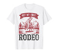 Not My First Rodeo Cowboy Bull Rider T-Shirt - Aesthetic Graphic for Adults - T-Shirt, Sweatshirt, Hoodie
