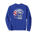 Skull Motorcycle Helmet Biker Sweatshirt - Streetwear Style Unisex - T-Shirt, Sweatshirt, Hoodie