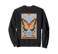 Tarot Card Antisocial Butterfly Goth Art Sweatshirt - Trendy Graphic Unisex - T-Shirt, Sweatshirt, Hoodie