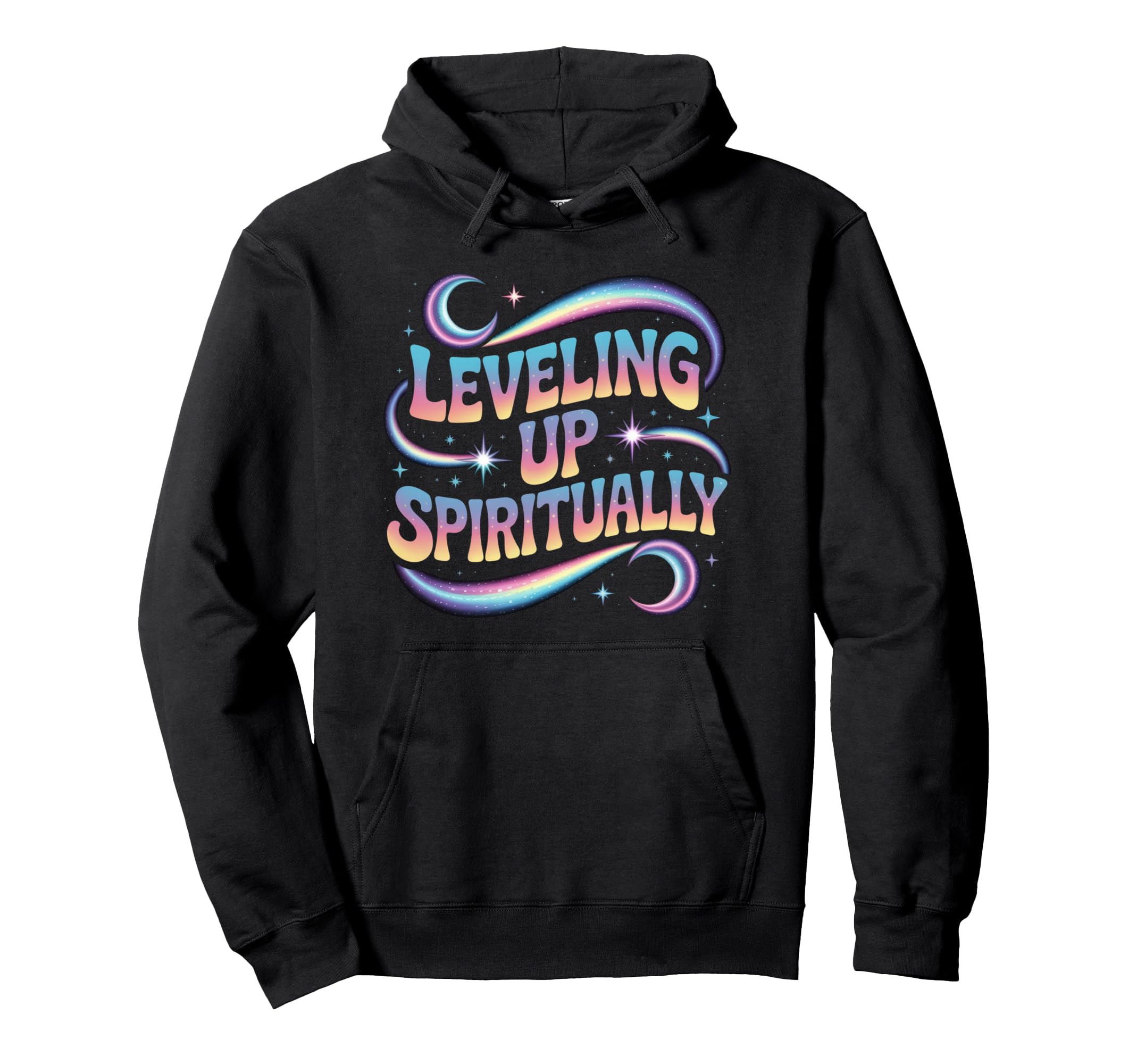 Leveling Up Spiritually Mindfulness Hoodie - Streetwear Style for Adults - T-Shirt, Sweatshirt, Hoodie