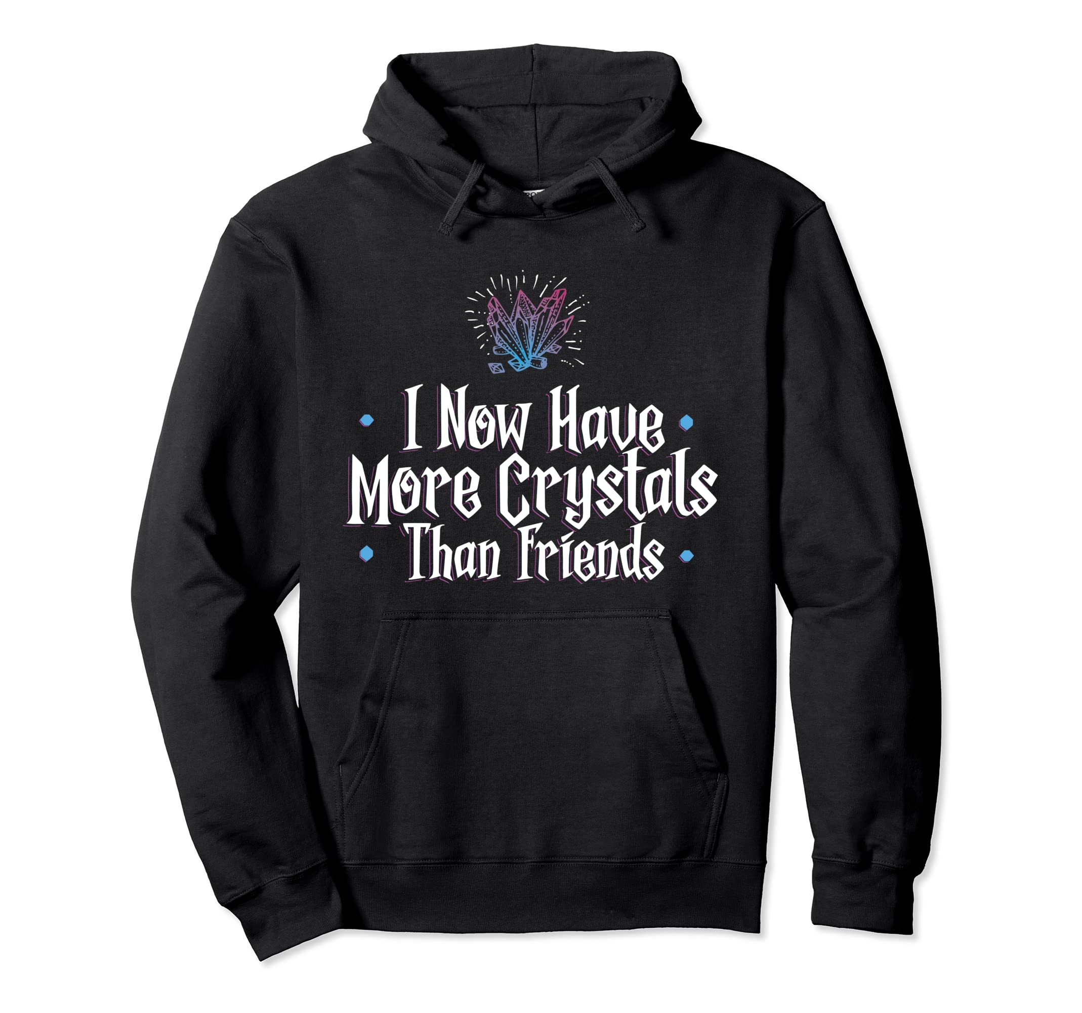 Funny Crystals Geode Energy Healing Hoodie - Novelty Apparel for Adults - T-Shirt, Sweatshirt, Hoodie
