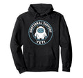Emotional Support Yeti Funny Cozy Hoodie - Graphic Print Men Women - T-Shirt, Sweatshirt, Hoodie
