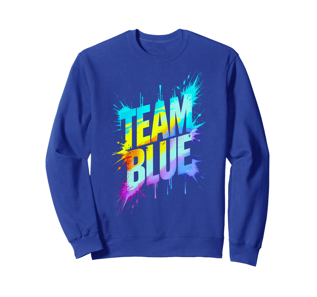 Team Blue Field Day Competition Games Sweatshirt - Graphic Print Men Women - T-Shirt, Sweatshirt, Hoodie