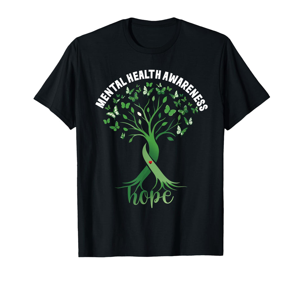 Mental Health Awareness Month Day T-Shirt - Custom Art Print Men Women - T-Shirt, Sweatshirt, Hoodie
