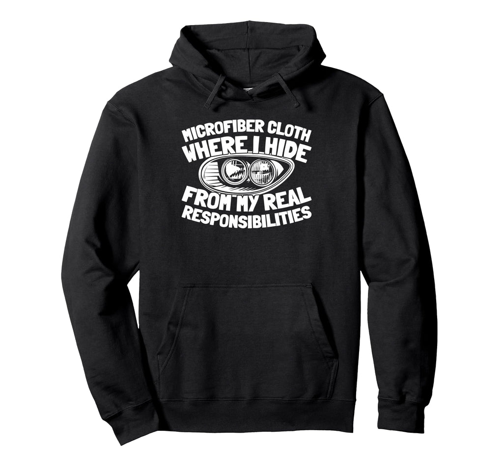 Vehicle Polish Auto Detailing Hoodie - Minimalist Print for Adults - T-Shirt, Sweatshirt, Hoodie