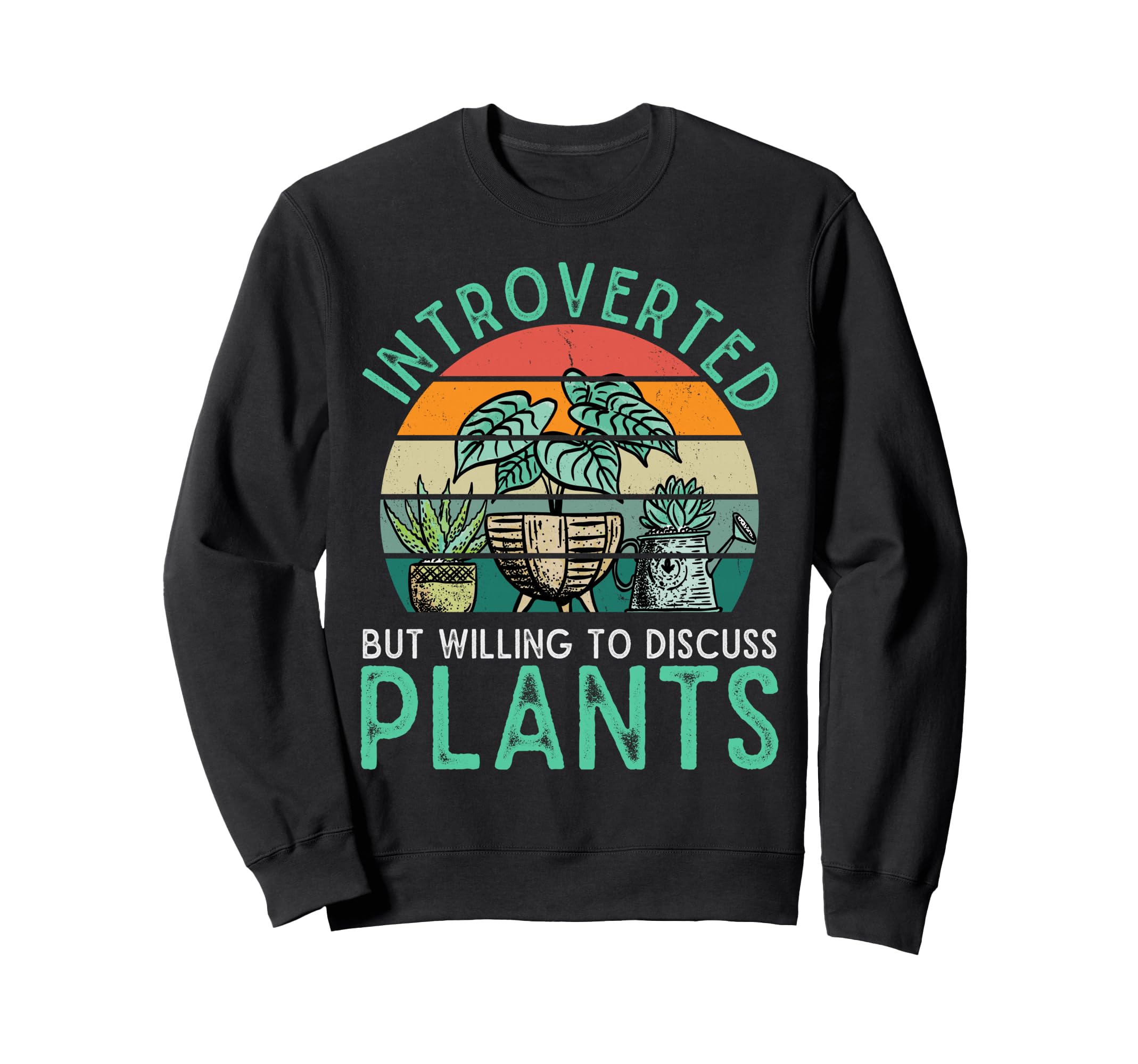 Gardening Potted Plant Sweatshirt - Custom Art Print for Adults - T-Shirt, Sweatshirt, Hoodie