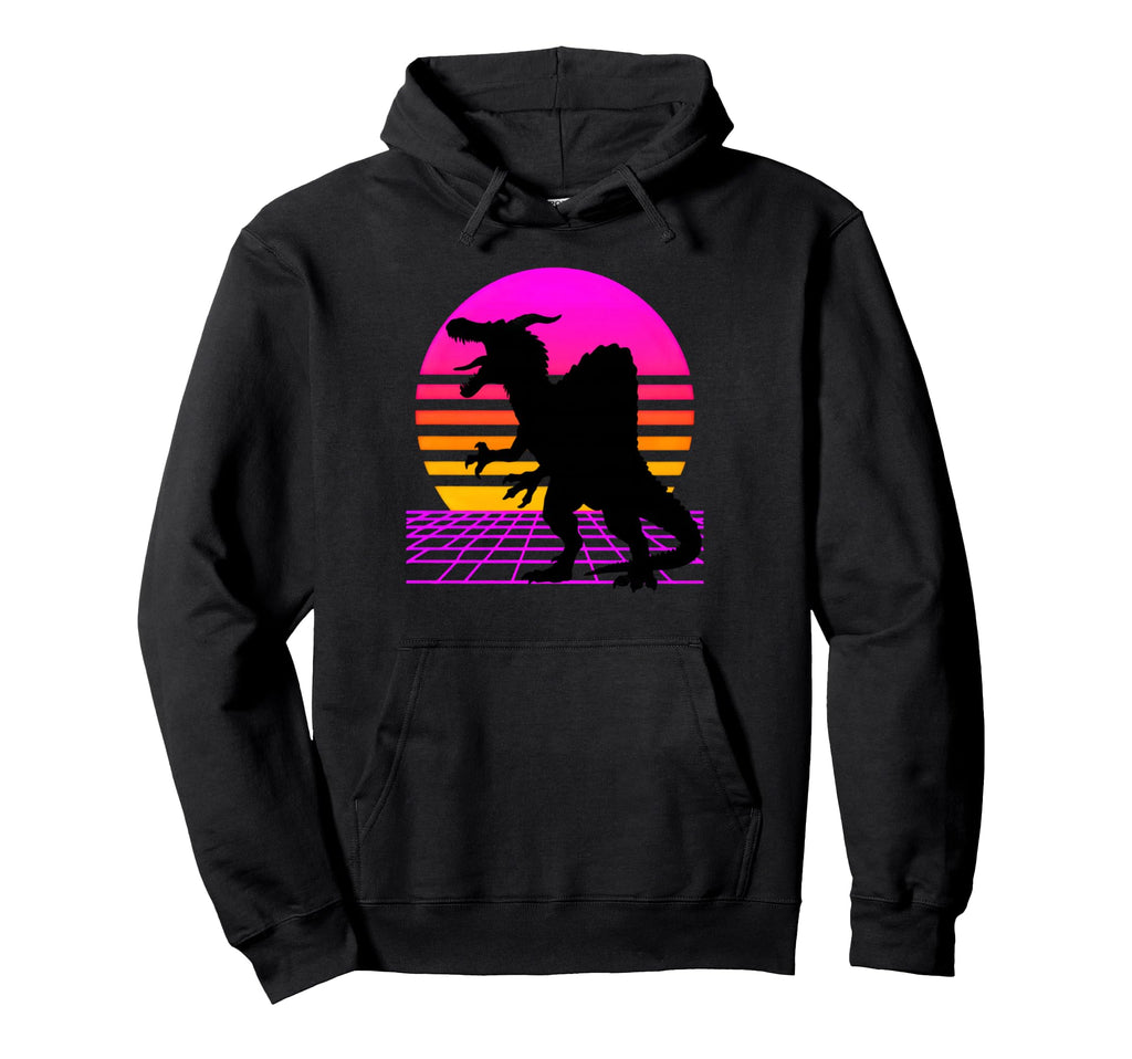 Fearless Spinosaurus Dinosaur Hoodie - Minimalist Print Men Women - T-Shirt, Sweatshirt, Hoodie