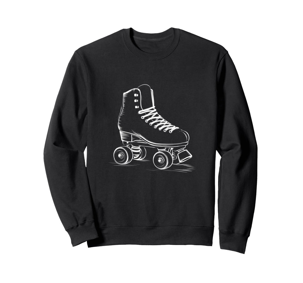 Roller Skates Illustration Clo Sweatshirt - Trendy Graphic for Adults - T-Shirt, Sweatshirt, Hoodie