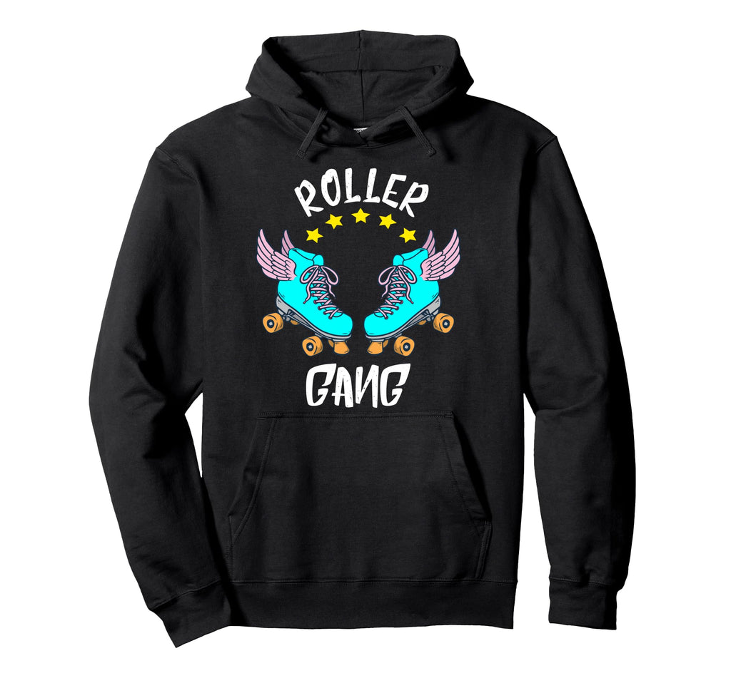 Roller Gang 70S 80S Roller Skater Squad Hoodie - Fun Novelty Design Unisex - T-Shirt, Sweatshirt, Hoodie