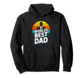 Worlds Best Dad Fathers Day Sunset Hoodie - Aesthetic Graphic Men Women - T-Shirt, Sweatshirt, Hoodie
