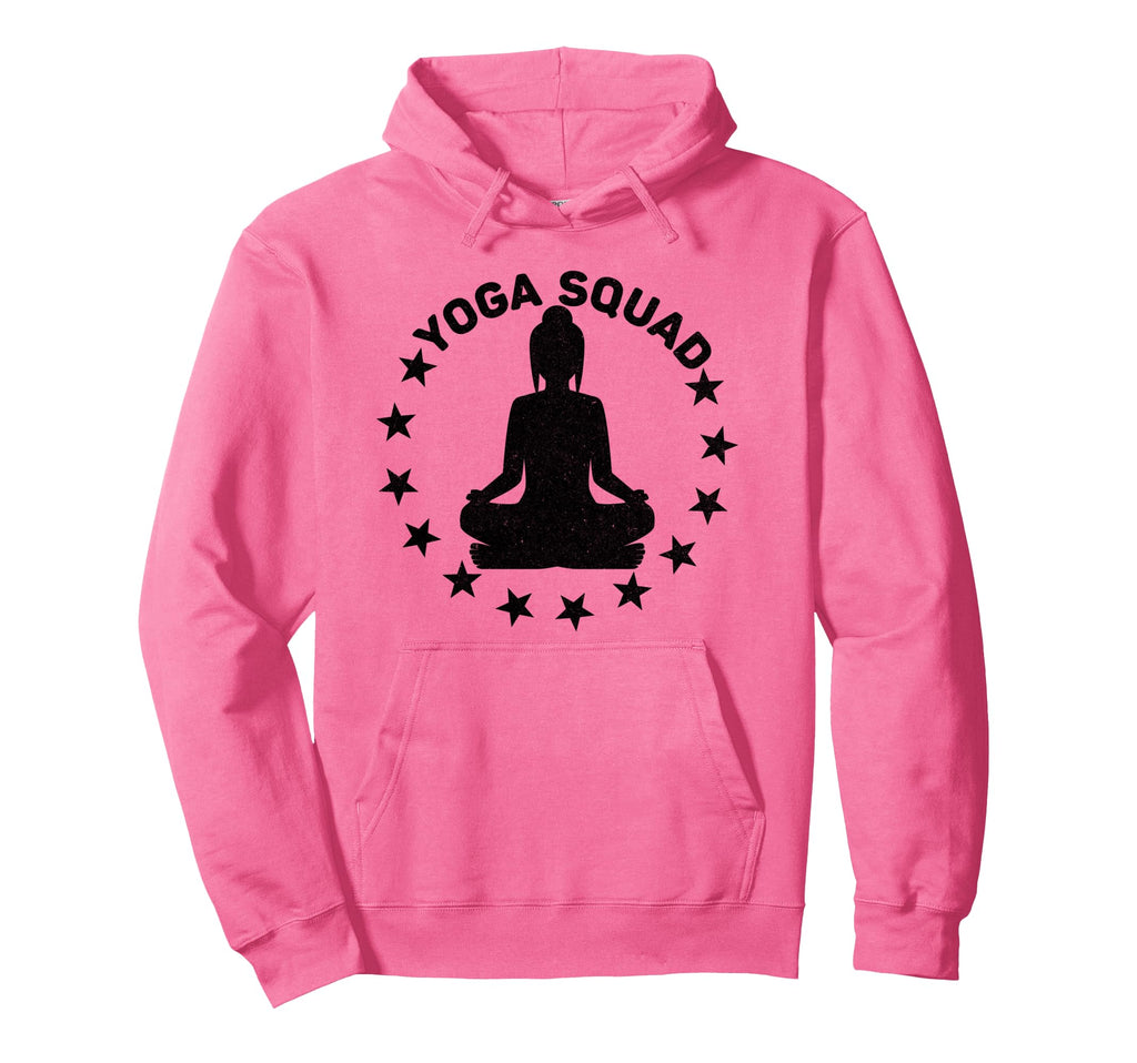 Yoga Squad Spiritual Meditation Pose Hoodie - Minimalist Print Men Women - T-Shirt, Sweatshirt, Hoodie