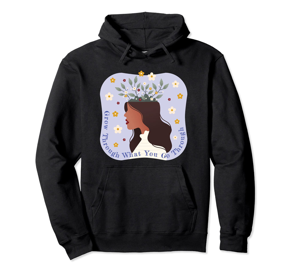 Mental Health Awareness Matters Grow Hoodie - Unique Graphic Unisex - T-Shirt, Sweatshirt, Hoodie