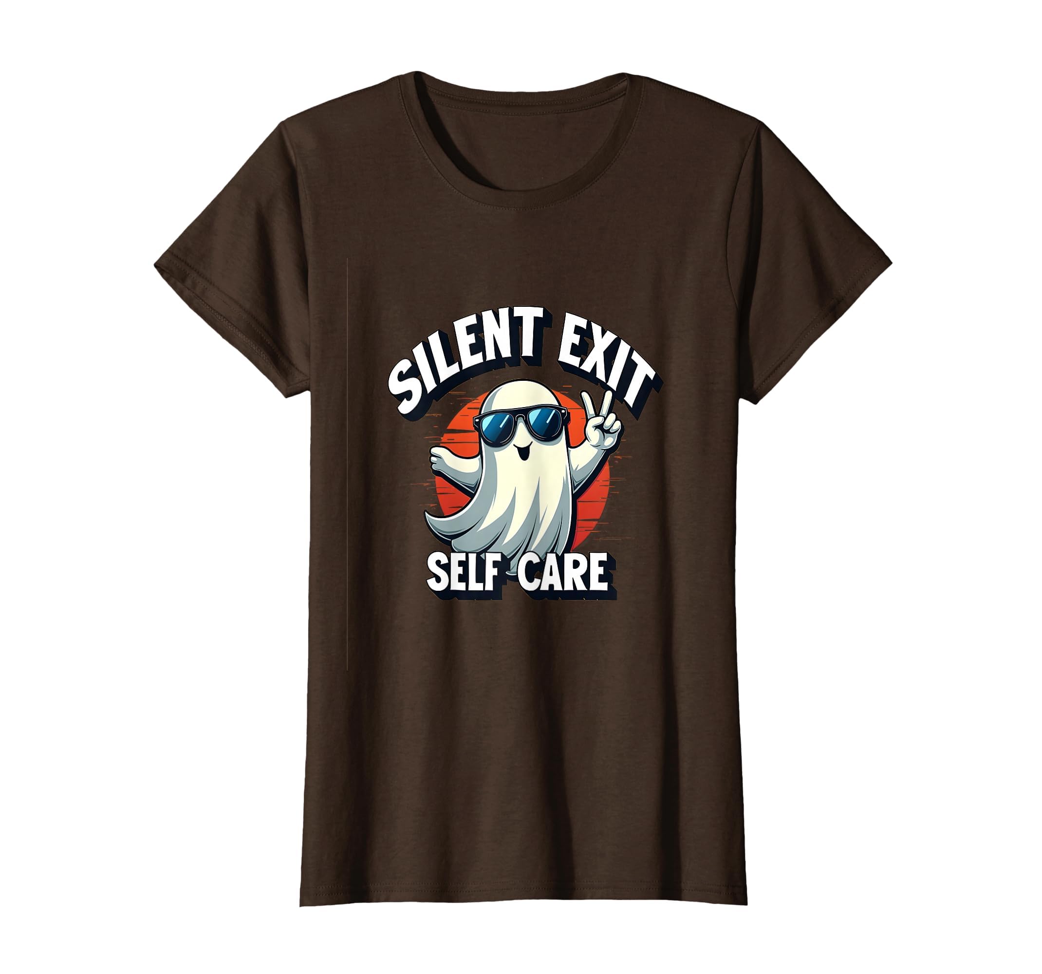 Silent Exit Self Care Irish Goodbye T-Shirt - Unique Graphic Men Women - T-Shirt, Sweatshirt, Hoodie
