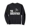 Biker Biker Dad Bikefather Funny Sweatshirt - Minimalist Print for Adults - T-Shirt, Sweatshirt, Hoodie