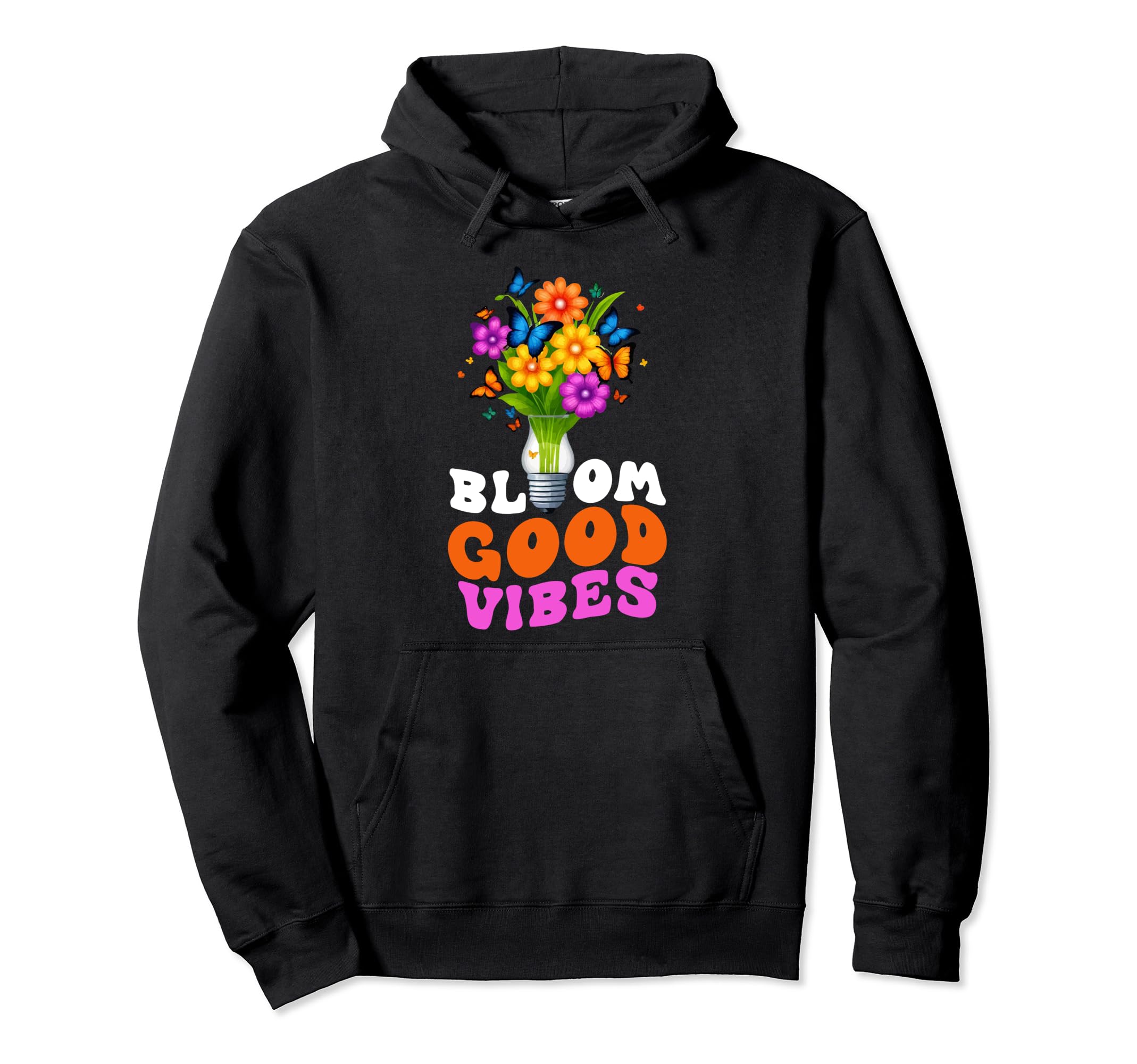 Free Spirited Nature 60S Hippie Typography Hoodie - Streetwear Style Unisex - T-Shirt, Sweatshirt, Hoodie