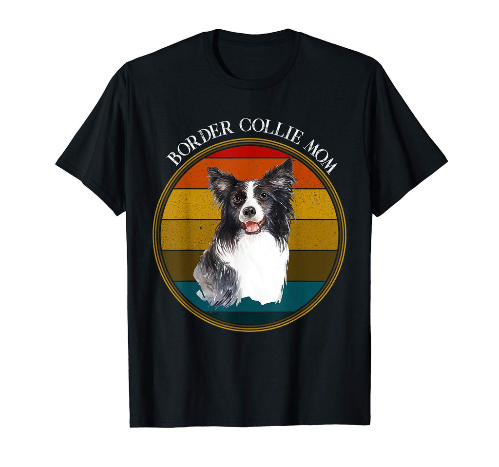 Border Collie Mom Sunset T-Shirt - Unique Graphic for Adults - T-Shirt, Sweatshirt, Hoodie