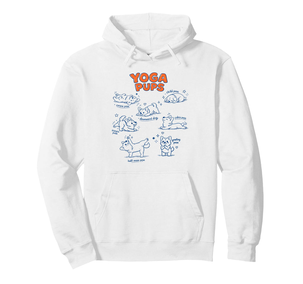 Yoga Meditation Lover Yoga Namaste Corgi Hoodie - Custom Art Print Unisex - T-Shirt, Sweatshirt, Hoodie