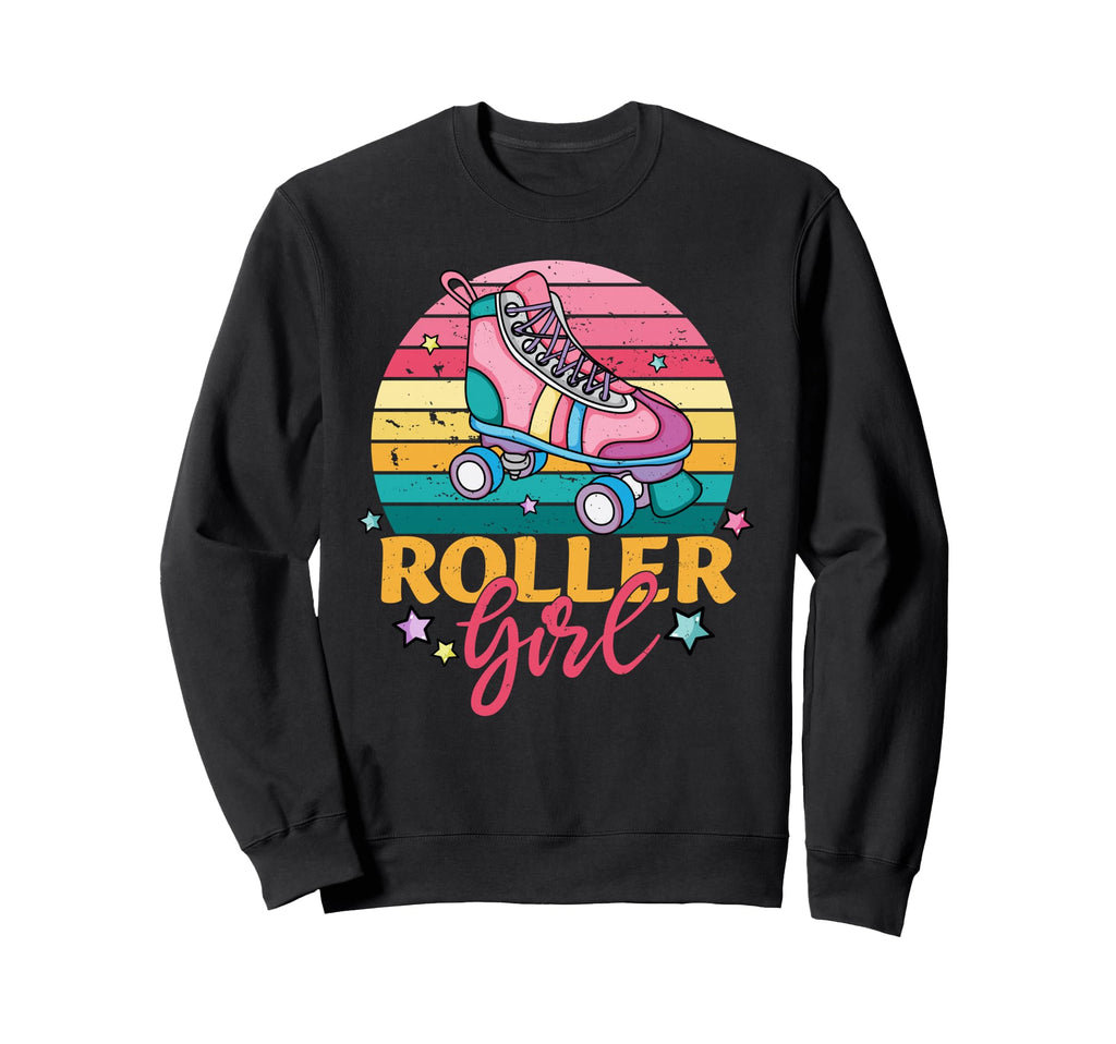 Rollerskates Funny 80S Roller Disco Sweatshirt - Trendy Graphic for Adults - T-Shirt, Sweatshirt, Hoodie