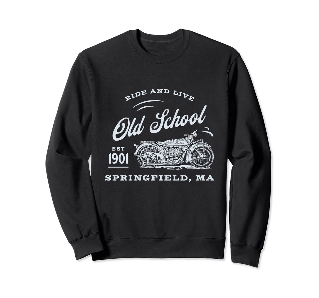 American Motorcycle Motorcycle Old Biker Sweatshirt - Trendy Graphic Unisex - T-Shirt, Sweatshirt, Hoodie