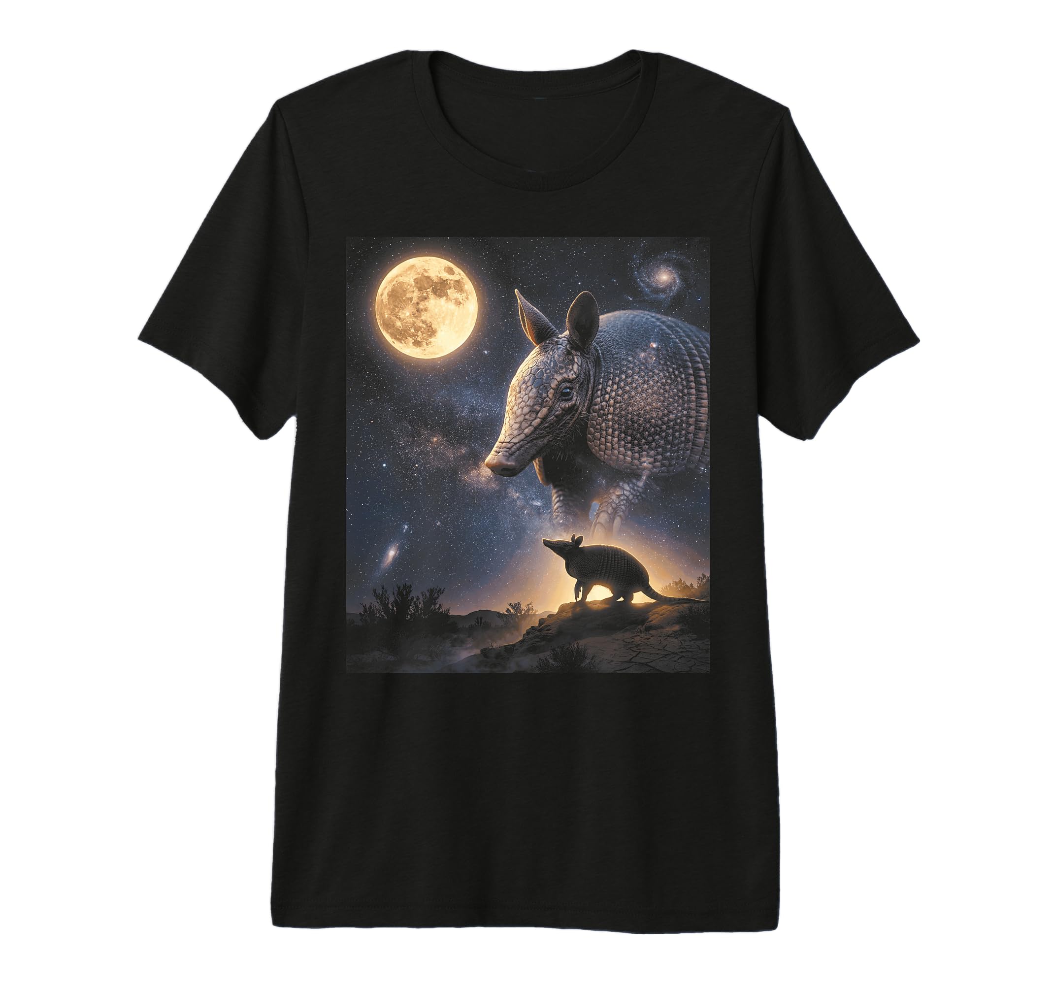 Howling Armadillo Full Moon T-Shirt - Casual Everyday Wear for Adults - T-Shirt, Sweatshirt, Hoodie