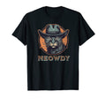 Meowdy Cowboy Cat Funny Cowgirl Animal T-Shirt - Trendy Graphic Men Women - T-Shirt, Sweatshirt, Hoodie