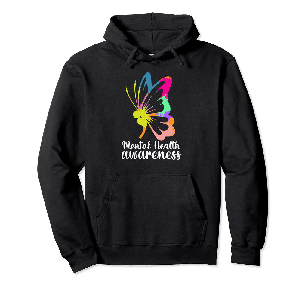 Mental Health Awareness Self Care Hoodie - Streetwear Style Men Women - T-Shirt, Sweatshirt, Hoodie