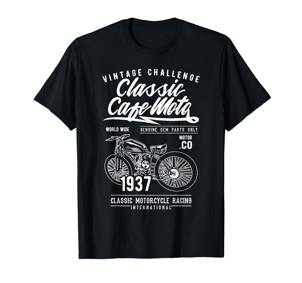Cafe Racer Motorcycle T-Shirt - Novelty Apparel Men Women - T-Shirt, Sweatshirt, Hoodie