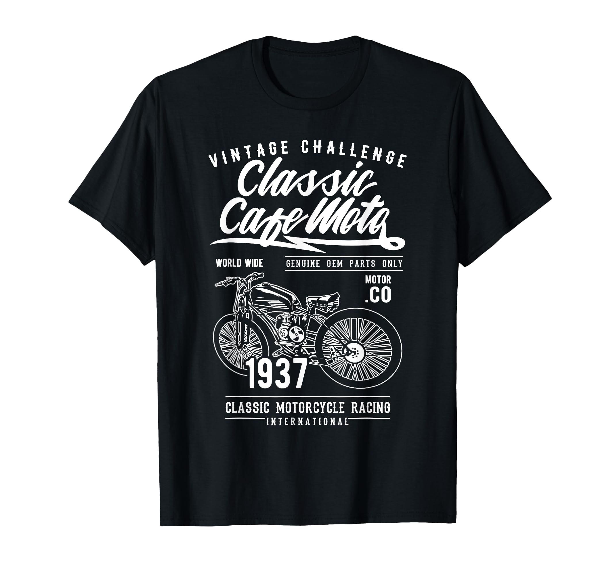 Cafe Racer Motorcycle T-Shirt - Novelty Apparel Men Women - T-Shirt, Sweatshirt, Hoodie