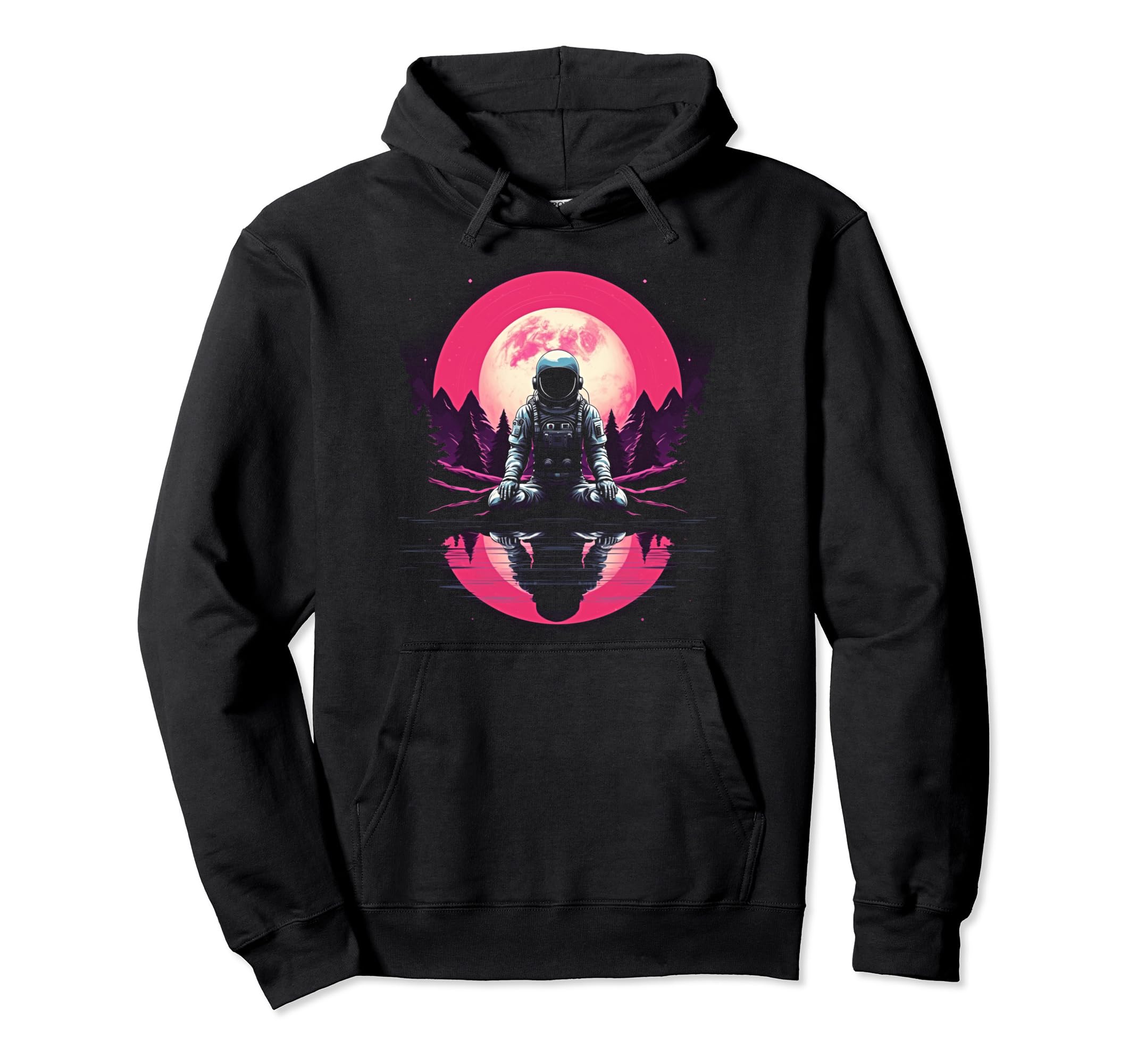 Synthwave Astronaut Cyberpunk 80S Sci Fi 30 Hoodie - Graphic Print Unisex - T-Shirt, Sweatshirt, Hoodie